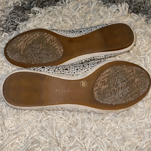 Gianni Bini - Silver Studded Ballet Flats - Picture 3 of 3